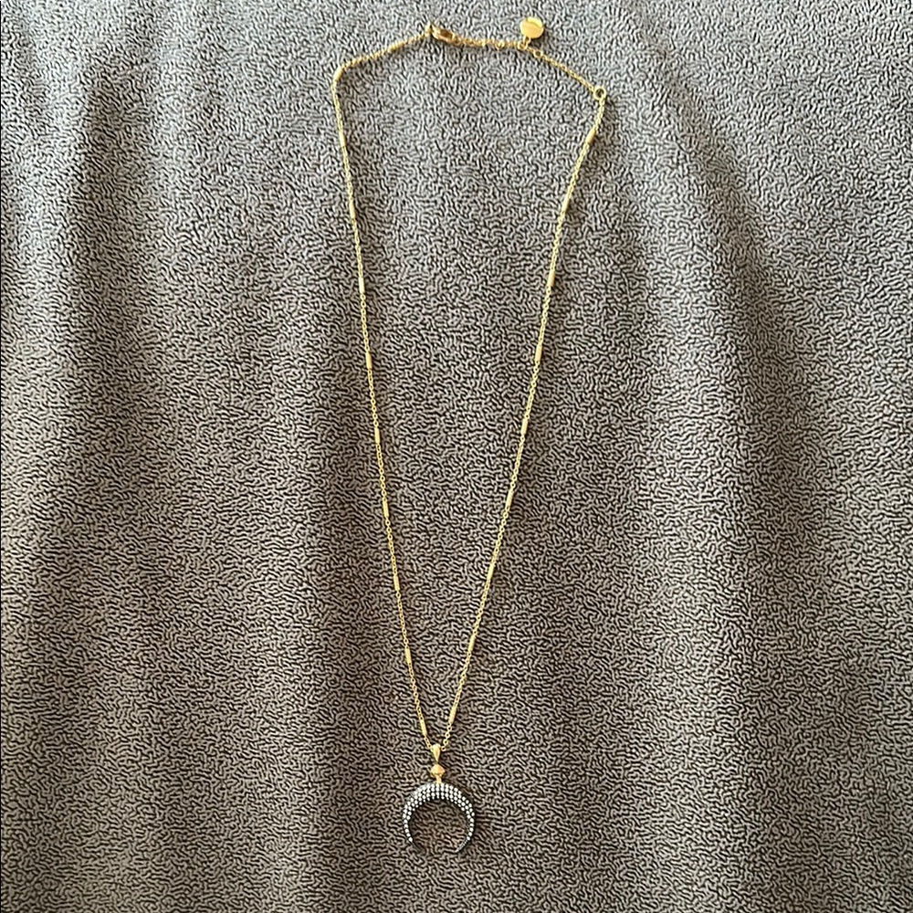 Gold and Black adjustable necklace